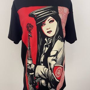 Limited Edition Obey T Shirt Medium Women or Unisex. Almost New Condition.